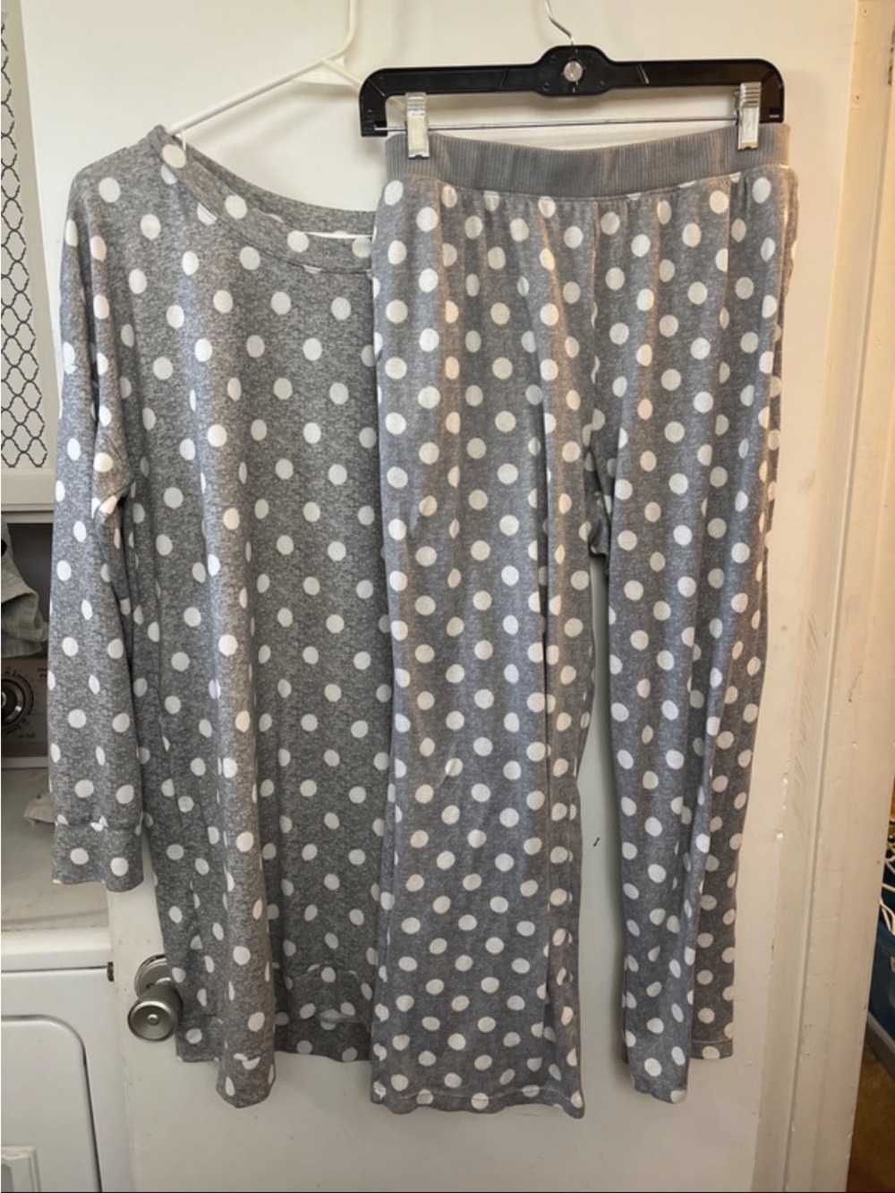 Kate Spade New York pajama set lounge pants long sleeve top tunic dress size M L
